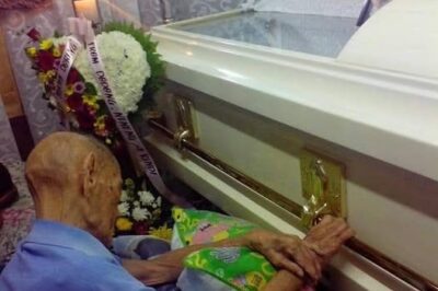 He Slept Beside Her Coffin for Days – Heartbreaking Love Story of a 98-Year-Old Grandfather Who Couldn’t Bear Life Without His Wife