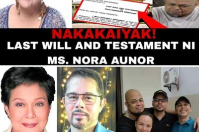 Nora Aunor Dead at 71: Her Last Will and Testament Stuns the Nation — What She Left Behind Isn’t What Anyone Expected. Isang Huling Liham na Napakadamdamin, Pinaluha Nito ang Sariling Pamilya Niya. Nawala na ang Reyna, Ngunit Ang Kanyang mga Huling Salita ay Maghahangad sa Pilipinas Magpakailanman.