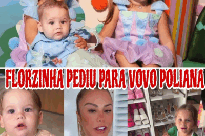 Vovó Poliana derrete corações com a fofura e charme dos netinhos Virgínia e Zé Felipe