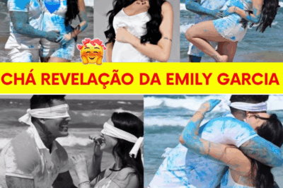 Chá revelação à beira-mar emociona fãs de Emily Garcia: vem aí o pequeno Bem