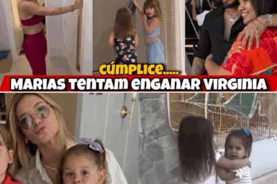 Virginia flagra plano das filhas para enganá-la e o momento vira fofura pura: “Elas ainda vão aprontar muito!”