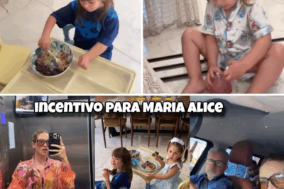 Maria Alice aprende a comer sozinha e emociona seguidores com gesto simples e poderoso