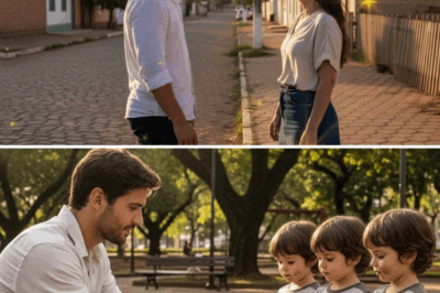 Ele foi embora sem olhar para trás… e voltou anos depois descobrindo que tinha três filhos