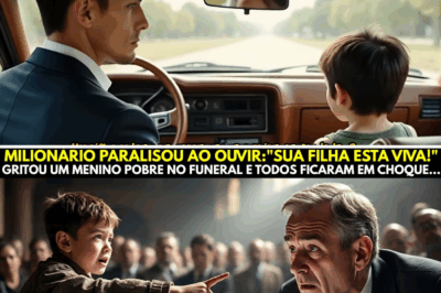 Menino pobre interrompe funeral e revela que filha do milionário está viva — e o que acontece depois emociona o Brasil