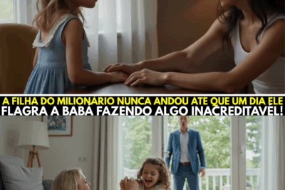 Ela só queria aprender a andar. Mas acabou ensinando o pai a amar.
