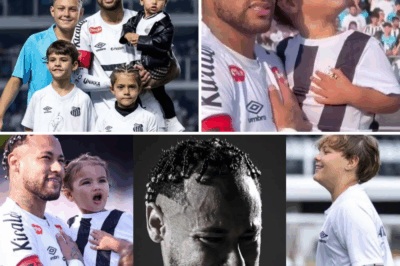 Neymar desaba em lágrimas após goleada histórica do Santos, mas é o filho Davi quem emociona o Brasil com mensagem tocante