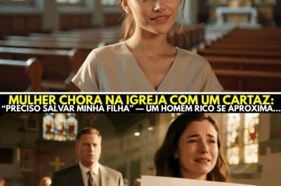 Cartaz na igreja muda destino de mãe desesperada — e transforma a vida de um homem que havia perdido tudo