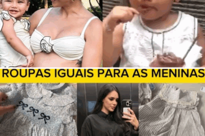 Bruna Biancardi celebra nova fase com Mavi e Mel e encanta seguidores com looks combinando das filhas