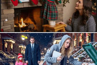 Na véspera de Natal, uma menina apontou para uma desconhecida na rua — e o gesto mudou três vidas para sempre