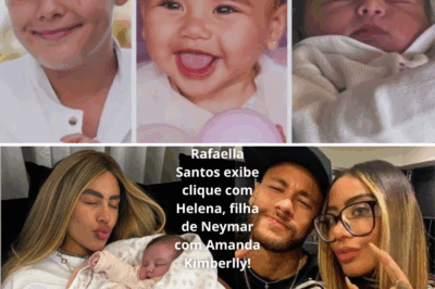 Rafaella Santos emociona ao surgir com a bebê Helena e revela homenagem aos filhos de Neymar