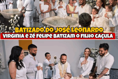 Batizado de José Leonardo emociona e marca dia especial na vida de Virgínia e Zé Felipe