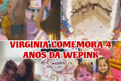 Virgínia Fonseca celebra 4 anos da WePink com festa emocionante, carinho das filhas e bastidores inesperados