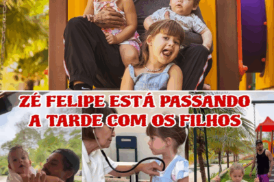 Zé Felipe vive momento especial com os filhos enquanto Maria Alice enfrenta dia delicado