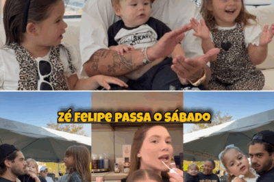 Zé Felipe aproveita sábado especial com os filhos e Maria Alice derrete corações com pedido fofo