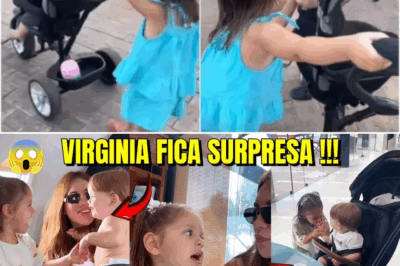 Maria Flor encanta a web com carinho pelo irmão e surpreende Virgínia: “Eu quero não brigar, amor”