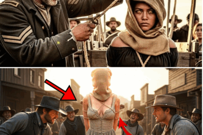 Ela foi leiloada como se fosse nada — até que um homem solitário disse duas palavras que mudaram tudo.