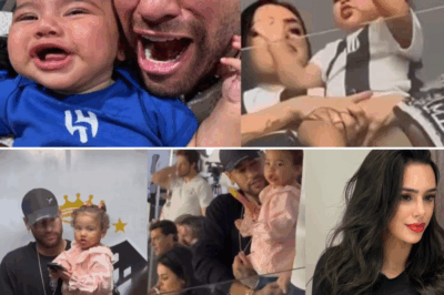 Neymar emociona a torcida ao aparecer com Mavie e Bruna Biancardi em jogo do Santos