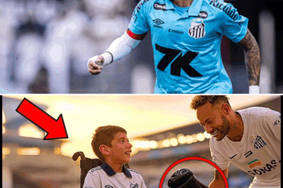 Rejeitado antes de tocar na bola, garoto sem pernas emociona o país após gesto inesperado de Neymar