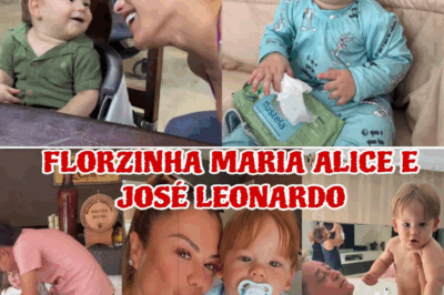 Em clima de amor e simplicidade, filhos de Virgínia passam dia especial com Poliana Rocha e Leonardo