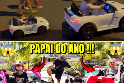 Zé Felipe surpreende as filhas com presente inusitado: “Dois carros de verdade para as Marias!”