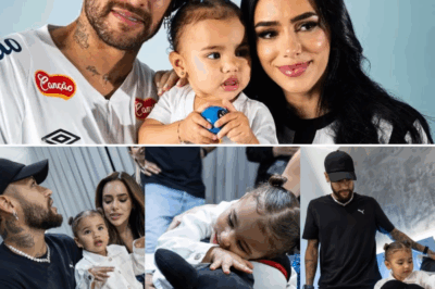 Em visita emocionante ao Santos, Neymar surge ao lado de Bruna Biancardi e Mavie — e o gesto da filha rouba a cena