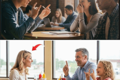 Bilionário entra em cafeteria e vê pai se comunicando com a filha de um jeito inesperado — o que ele faz depois muda tudo