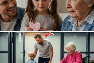 Ela comemorava 80 anos sozinha — até uma menina de 5 anos mudar tudo com um simples desenho