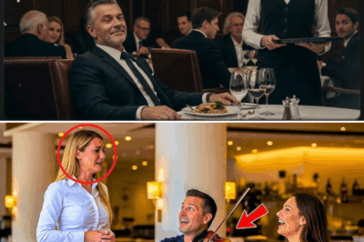 Ela pediu para tocar violino por uma gorjeta. Ele riu. Mas segundos depois, o silêncio tomou conta do restaurante — e mudou tudo.