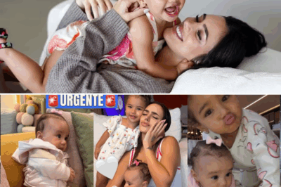 Bruna Biancardi emociona ao se afastar das redes para cuidar de Mavie e Mel doentinhas: “Dias difíceis, mas cheios de amor”
