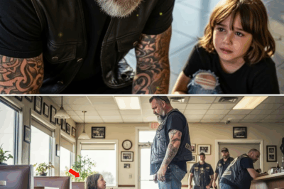 A Menina Que Caiu de Joelhos no Diner: O Dia em Que Um Grupo de Motociclistas Se Tornou Família