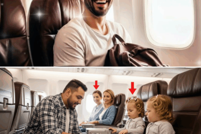 Ele cedeu seu assento na primeira classe para duas meninas — sem saber quem era a mãe delas
