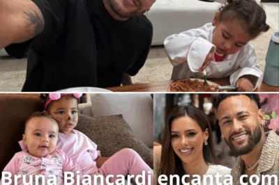 Bruna Biancard encanta a web ao mostrar momentos fofos com Mavi e Mel