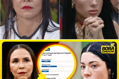 Reviravolta em A Fazenda: nova enquete mostra disputa acirrada entre Rayane e Ioná e muda tudo antes da eliminação