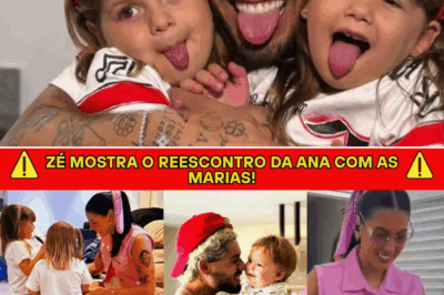 Zé Felipe emociona fãs ao mostrar reencontro carinhoso de Ana Castela com Maria Alice e Maria Flor em São Paulo