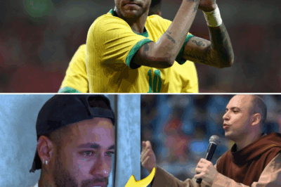 Neymar se emociona após conversa com Frei Gilson e decide mudar o rumo de sua vida