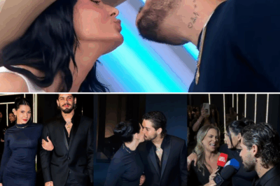 Ana Castela e Zé Felipe trocam selinho em público e roubam a cena no aniversário de Marrone