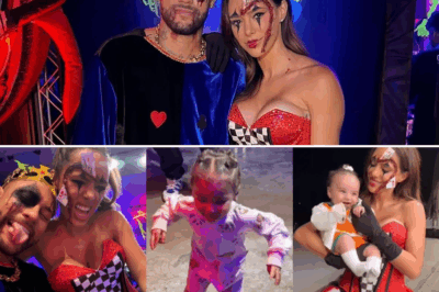 Bruna Biancardi encanta ao mostrar festa de Halloween com Neymar e a pequena Mavie
