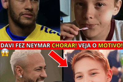 Davi Lucca surpreende Neymar com homenagem emocionante e faz o craque chorar diante do estádio lotado