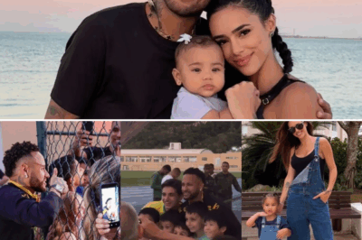 Chegada de Neymar ao Rio causa alvoroço e susto com a filha Helena emociona fãs
