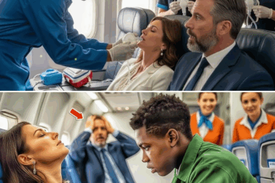 Esposa de bilionário desmaia em voo — e um jovem faxineiro faz o impensável