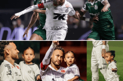 Pequena Mavi Encanta a Vila Belmiro e Traz Sorte ao Santos na Vitória Contra o Palmeiras