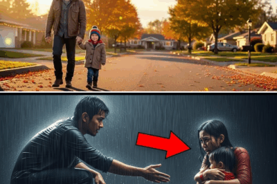 O Pai Solitário que Salvou uma Mãe e Sua Filha da Chuva e da Violência