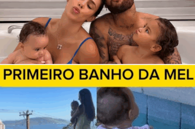 Bruna Biancard e Neymar Encantam Fãs com Primeiro Banho de Piscina da Filha Mel