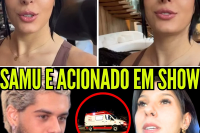 Ana Castela passa mal no palco, SAMU é acionado e rumores de gravidez explodem enquanto Zé Felipe enfrenta noite fria em Belém